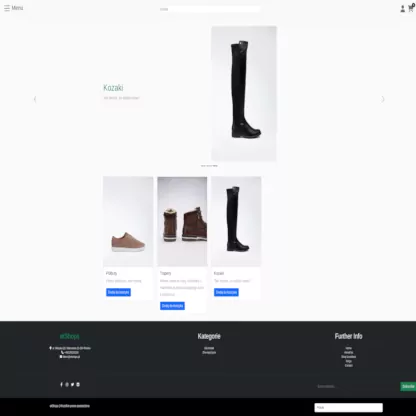 Example shop in classic template